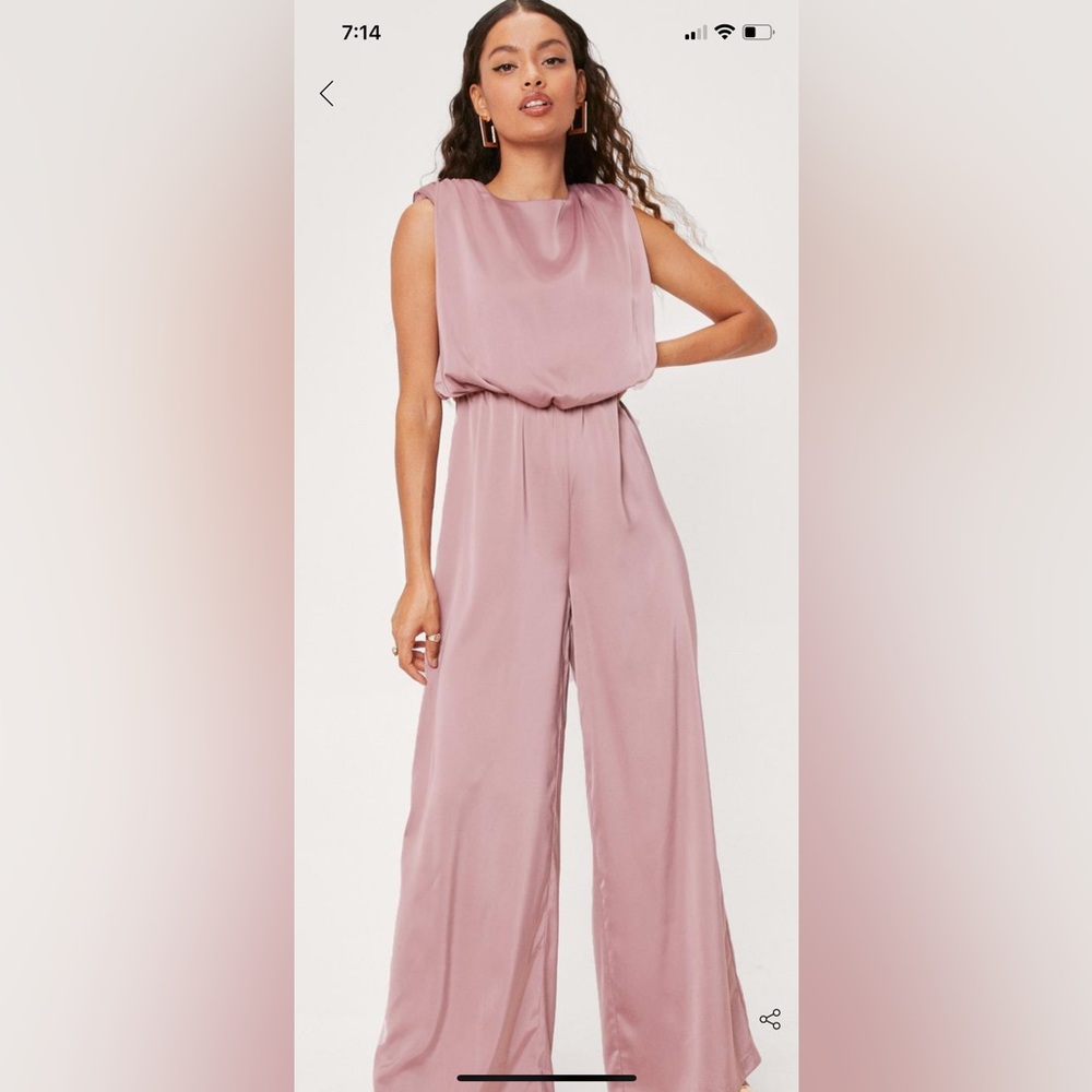 Elegant Mauve Jumpsuit
